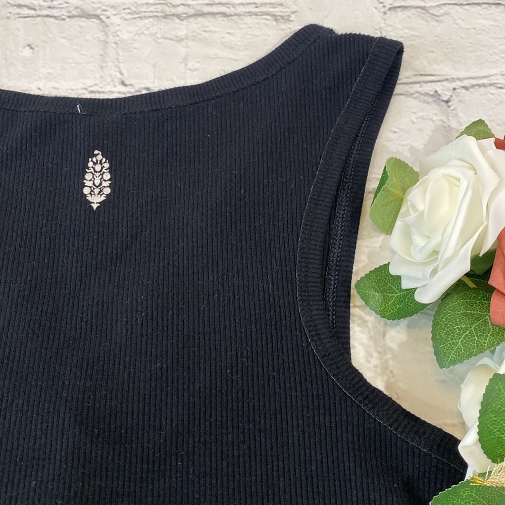 FP Movement by Free People Black Twist-Front Crop Top - Picture 10 of 14